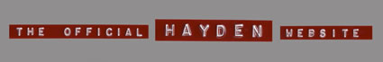 Official Hayden Website